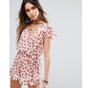 Tularosa Ashby Romper in Floral Paisley Size S